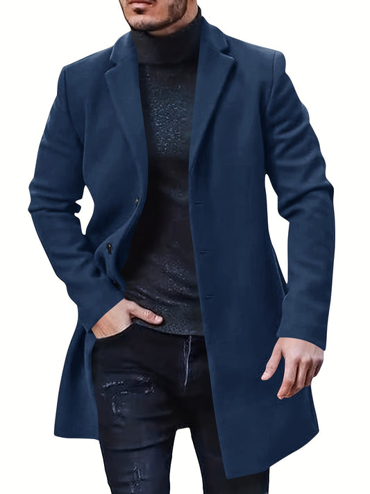 Antoine | Trench-coat rétro avec fermeture à un seul bouton